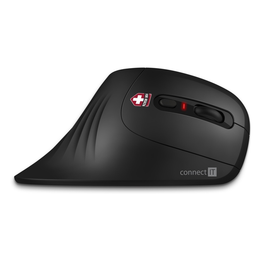 CONNECT IT CMO-2900-BK - Ergonominen langaton hiiri 800/1200/1600 DPI 1xAA musta