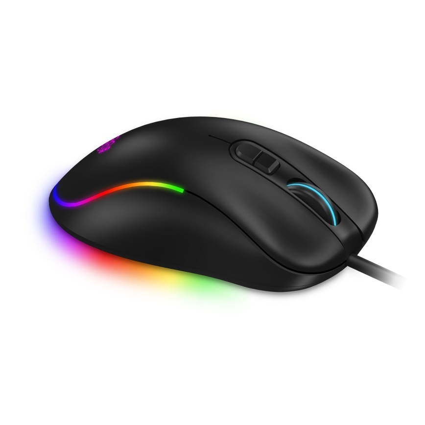 CONNECT IT CMO-3589-BK - LED RGB Langallinen peli hiiri 200-7200 DPI musta