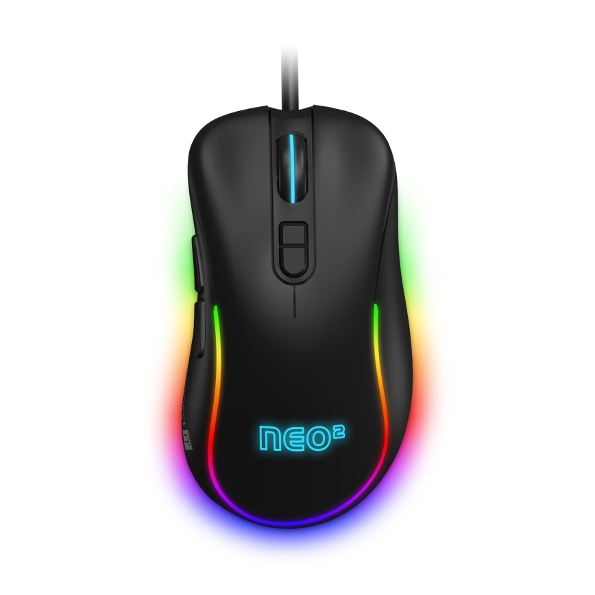 CONNECT IT CMO-3589-BK - LED RGB Langallinen peli hiiri 200-7200 DPI musta
