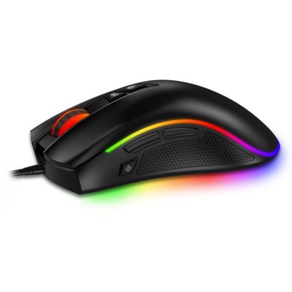 CONNECT IT CMO-3591-BK - LED RGB Langallinen pelihiiri 500-7200 DPI musta
