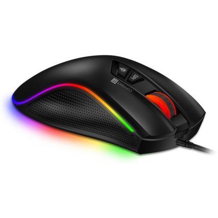 CONNECT IT CMO-3591-BK - LED RGB Langallinen pelihiiri 500-7200 DPI musta