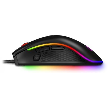 CONNECT IT CMO-3591-BK - LED RGB Langallinen pelihiiri 500-7200 DPI musta