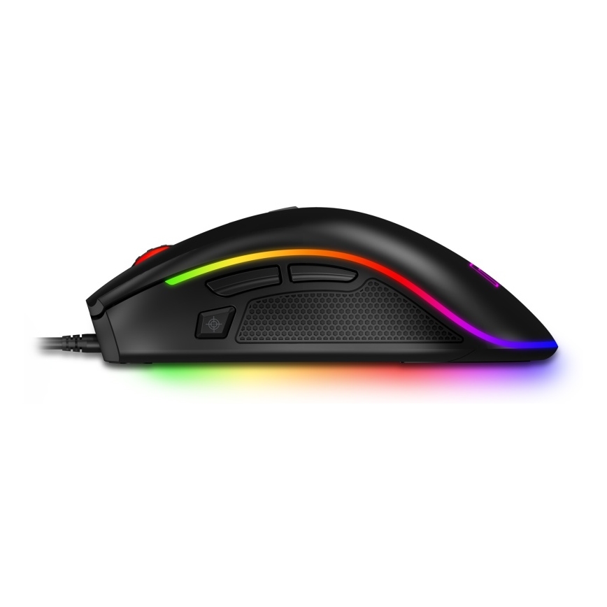 CONNECT IT CMO-3591-BK - LED RGB Langallinen pelihiiri 500-7200 DPI musta