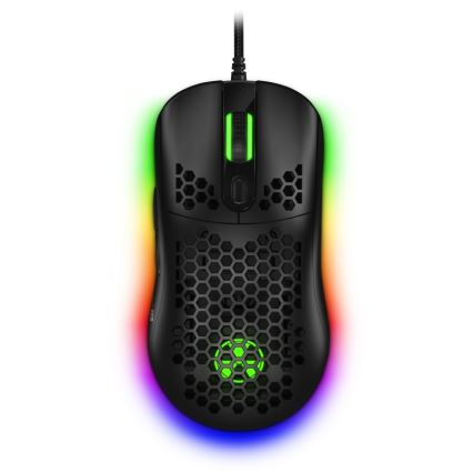 CONNECT IT CMO-5511-BK - LED RGB Langallinen pelihiiri 200-12800 DPI musta