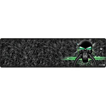 CONNECT IT CMP-1110-LG - Näppämistön matto ja hiiri 88,6x24,5 cm musta/vihreä