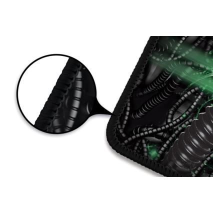 CONNECT IT CMP-1110-LG - Näppämistön matto ja hiiri 88,6x24,5 cm musta/vihreä