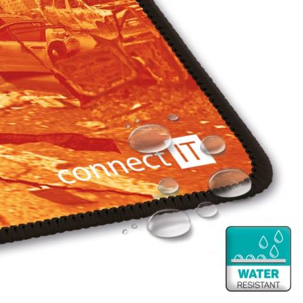 CONNECT IT CMP-1140-LG - Näppämistön matto ja hiiri 88,6x24,5 cm oranssi