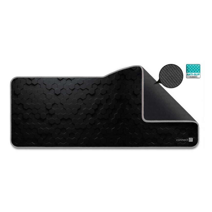 CONNECT IT CMP-2000-XL - Näppämistön matto ja hiiri 79,5x34,5 cm musta