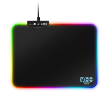 CONNECT IT CMP-3100-SM - LED RGB Pelialusta hiirelle 32x24,5 cm musta