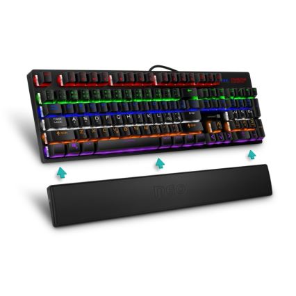 CONNECT IT CMP-3590-LG - Ergonominen näppäimistömatto musta