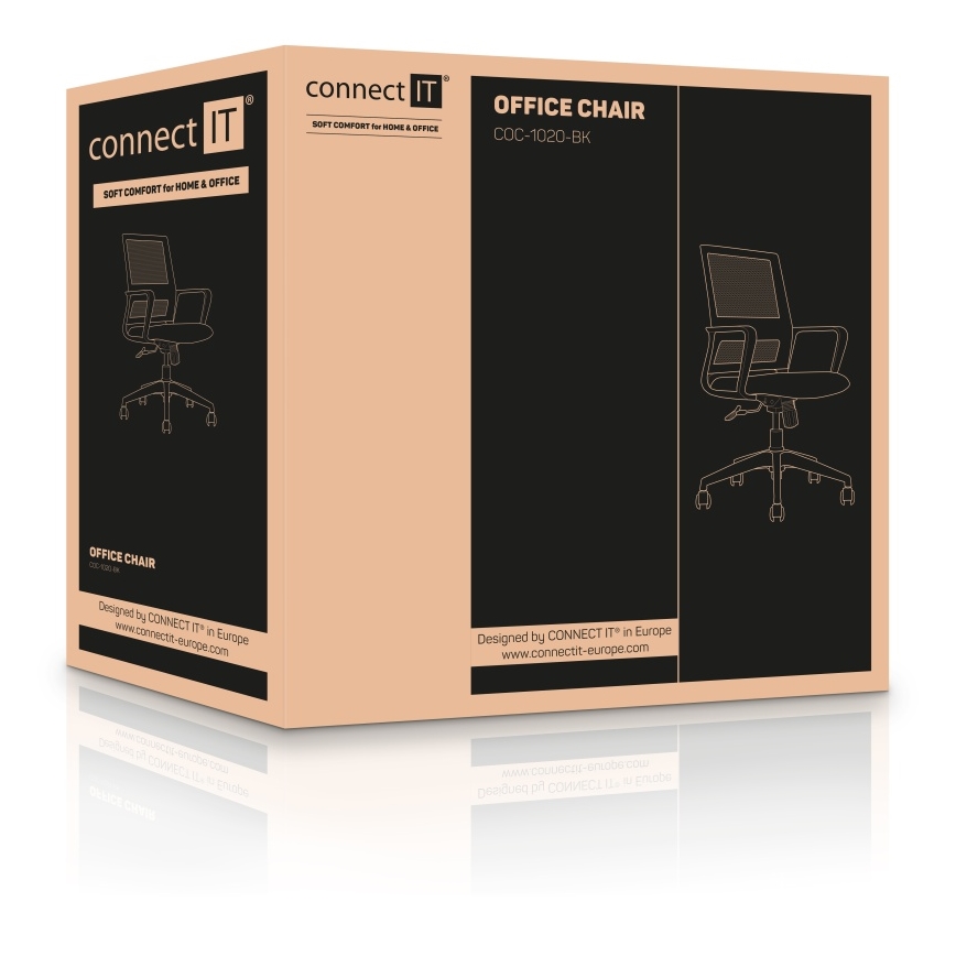 CONNECT IT COC-1020-BK - Toimistotuoli ForHealth AlfaPro musta