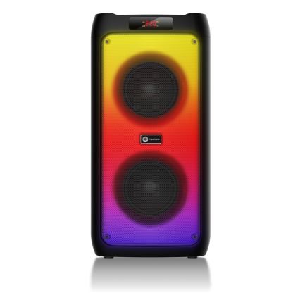 CONNECT IT HSP-3050-BK - LED Langaton kaiutin mikrofonilla 60W/5V 4500 mAh musta + kauko-ohjaus