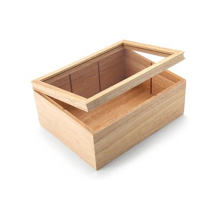 Continenta C3290 - Laatikko teepusseille 23x17,5 cm kumiviikuna