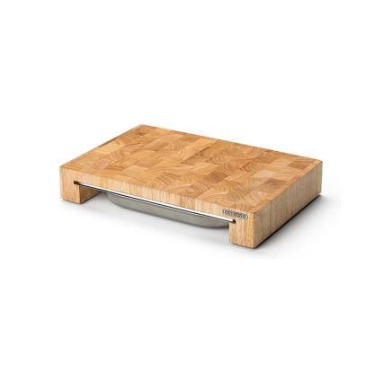 Continenta C4026 - Keittiön leikkuulauta kulholla 39x27 cm kumi viikuna