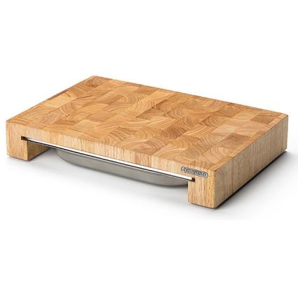 Continenta C4027 - Keittiön leikkuulauta kulholla 48x32,5 cm kumi viikuna