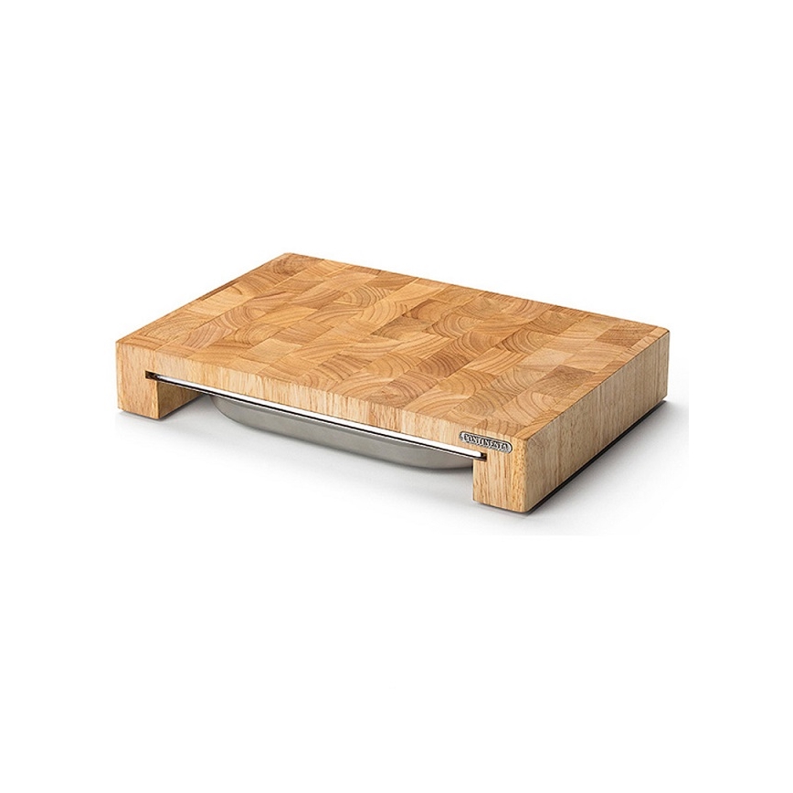 Continenta C4027 - Keittiön leikkuulauta kulholla 48x32,5 cm kumi viikuna