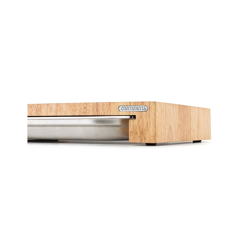 Continenta C4027 - Keittiön leikkuulauta kulholla 48x32,5 cm kumi viikuna