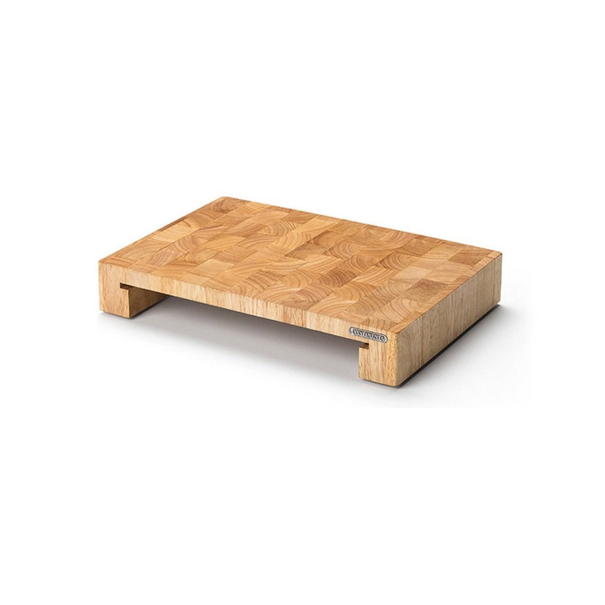Continenta C4027 - Keittiön leikkuulauta kulholla 48x32,5 cm kumi viikuna