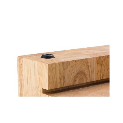 Continenta C4027 - Keittiön leikkuulauta kulholla 48x32,5 cm kumi viikuna