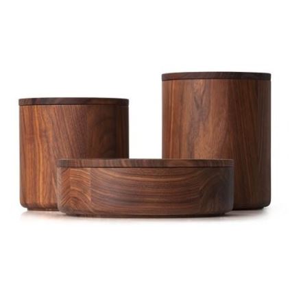 Continenta C4273 - Puulaatikko 13x13 cm pähkinäpuuta