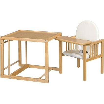 COSING - Lasten syöttötuoli Viktoria 2-in-1, pyökki/vihreä