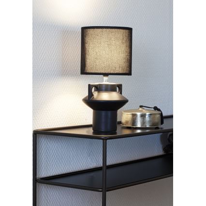 Cottex - Pöytälamppu MATEO 1xE14/8W/230V musta