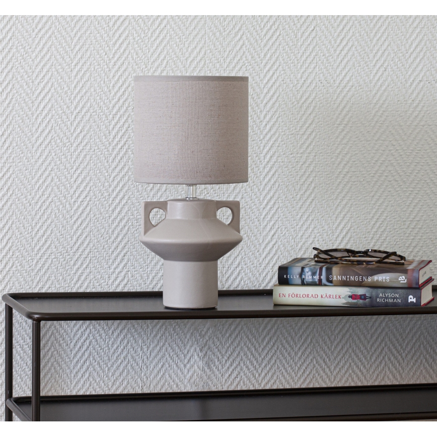 Cottex - Pöytävalaisin MATEO 1xE14/8W/230V beige