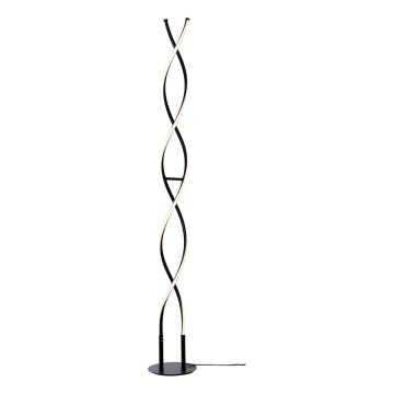 Cottex - LED-lattiavalaisin VINDLA LED/22W/230V musta