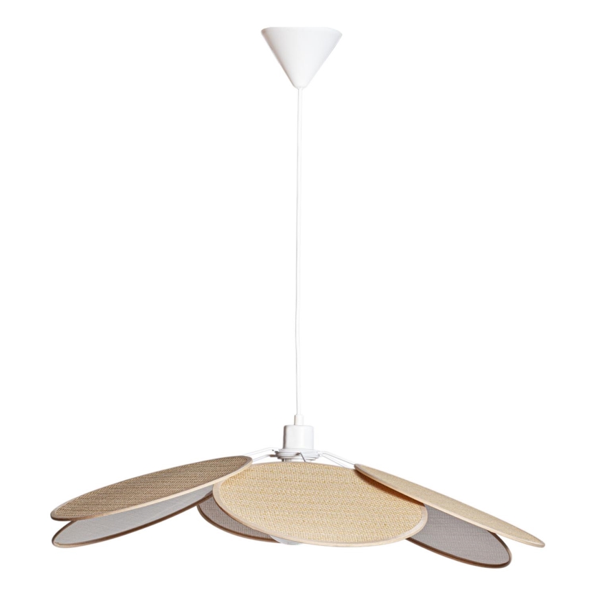 Cottex - WINF riippuvalaisin kaapelilla 1xE27/8W/230V beige/valkoinen