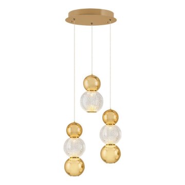 CREMONA LED-riippuvalaisin 17W/230V 3000K kultainen