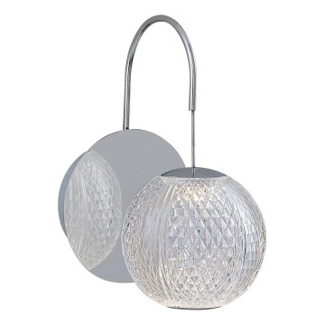CREMONA LED seinälamppu LED/5W/230V 3000K mattakromi