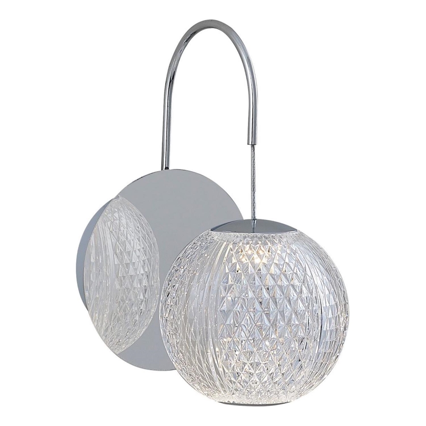 CREMONA LED seinälamppu LED/5W/230V 3000K mattakromi