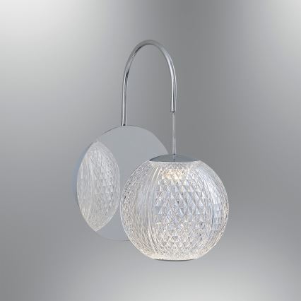 CREMONA LED seinälamppu LED/5W/230V 3000K mattakromi