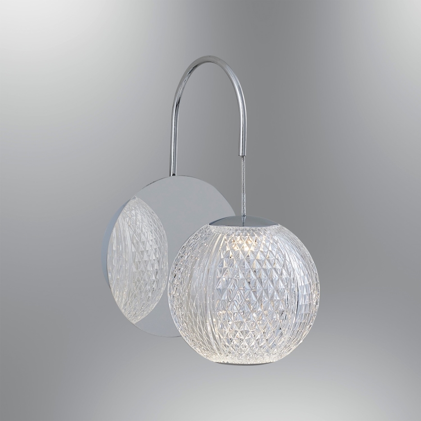CREMONA LED seinälamppu LED/5W/230V 3000K mattakromi