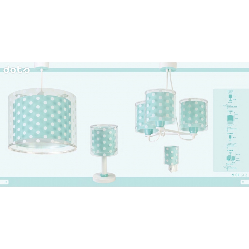 Dalber 41005H - LED Pieni lamppu pistorasiaan DOTS 1xE14/0,3W/230V
