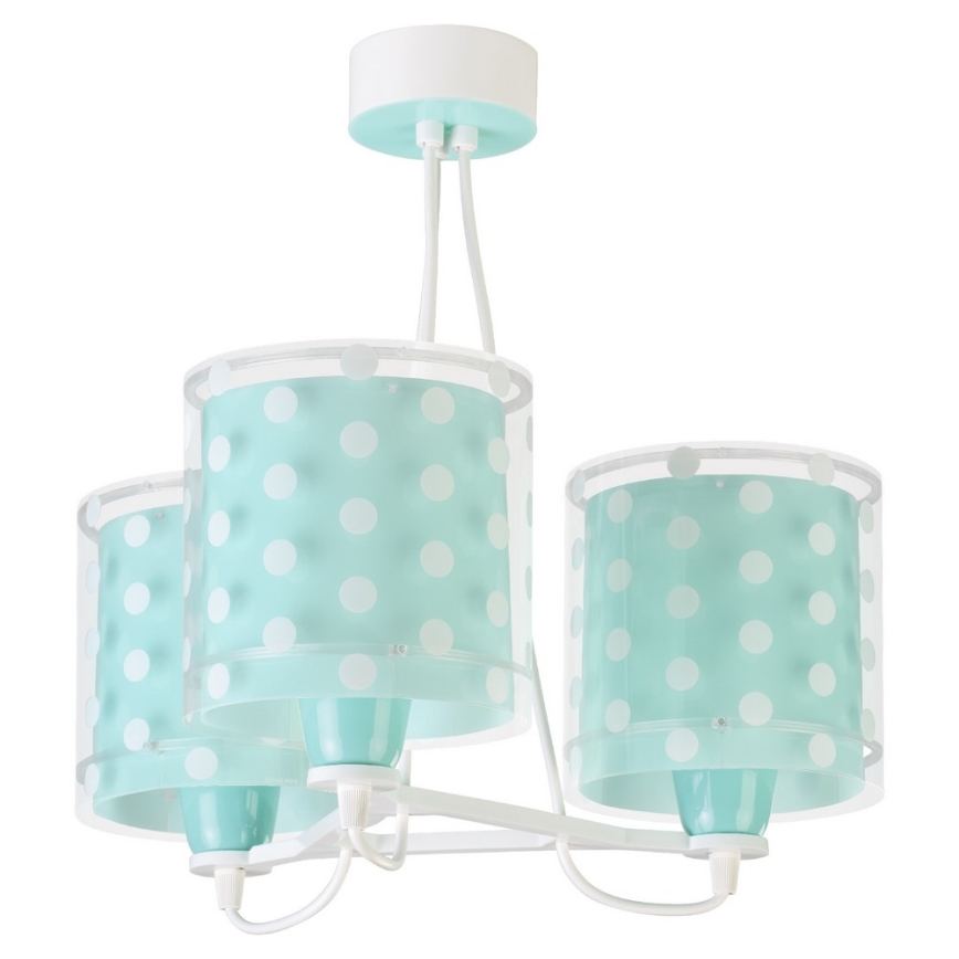 Dalber 41007H - Lasten kattokruunu DOTS 3xE27/60W/230V