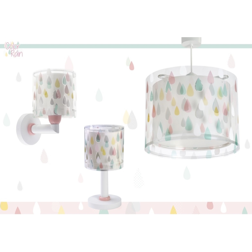 Dalber 41439 - Lasten seinävalo COLOR RAIN 1xE27/60W/230V