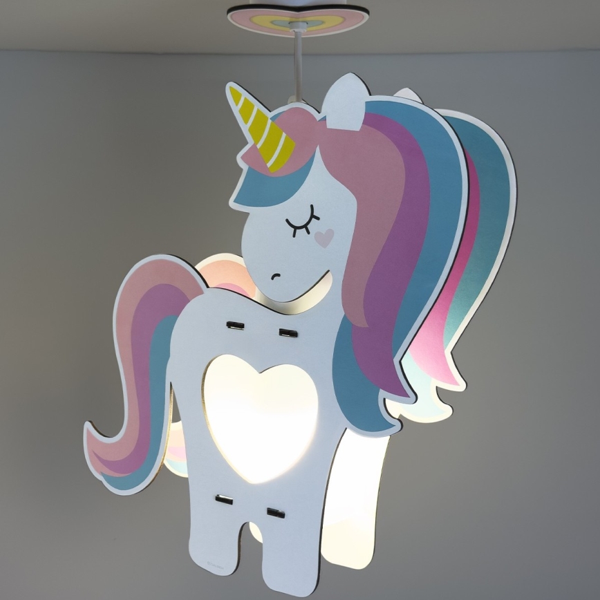 Dalber 41597 - Lasten kattokruunu UNICORN 1xE27/15W/230V