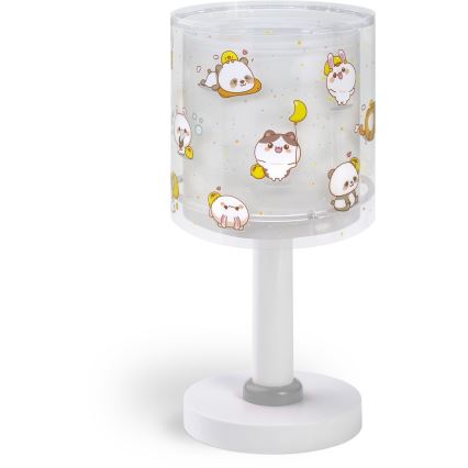 Dalber 41761E - LED Lasten pöytävalaisin KAWAII FRIENDS 1xG4/4W/230V harmaa