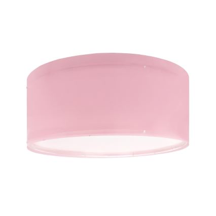 Dalber 42006S - Lasten kattovalaisin COLOR LIGHT 2xE27/15W/230V vaaleanpunainen