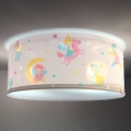 Dalber 42496 - Lasten kattovalaisin FAIRY DREAMS 2xE27/15W/230V