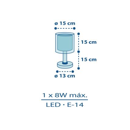 Dalber 60611N - LED-lastenlamppu POLICE 1xG4/4W/230V monivärinen