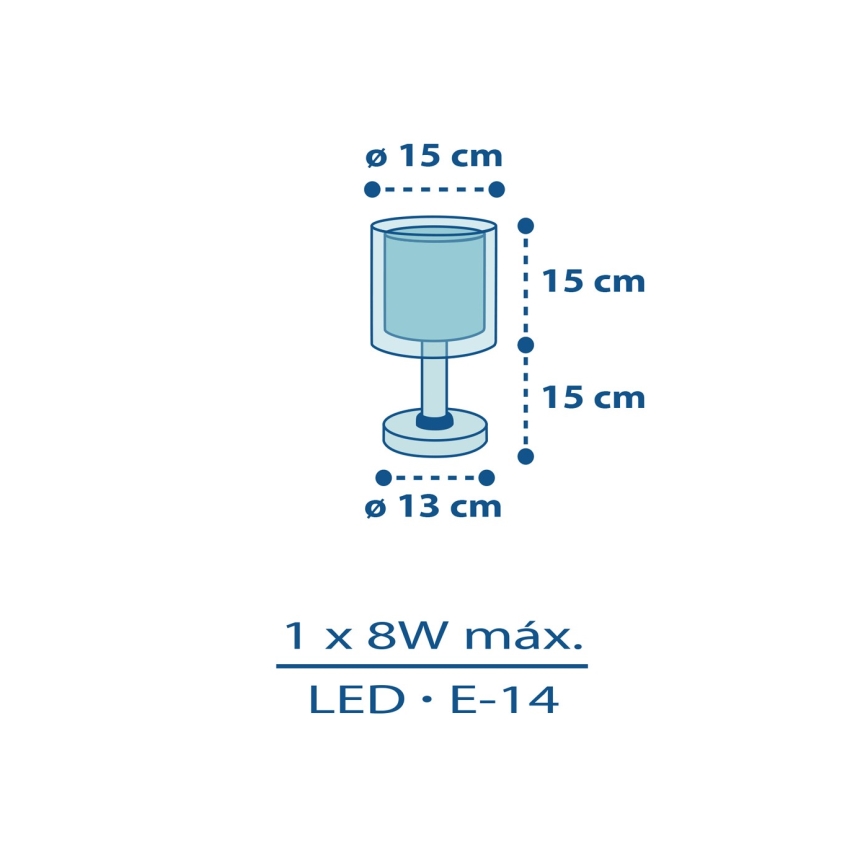 Dalber 60611N - LED-lastenlamppu POLICE 1xG4/4W/230V monivärinen