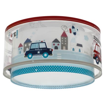 Dalber 60616 - Lasten kattovalaisin POLICE 2xE27/60W/230V