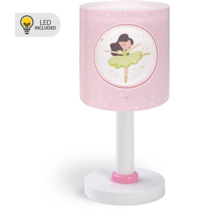 Dalber 60911 - LED-lastenlamppu PRINCESS DANCE 1xG4/4W/230V vaaleanpunainen