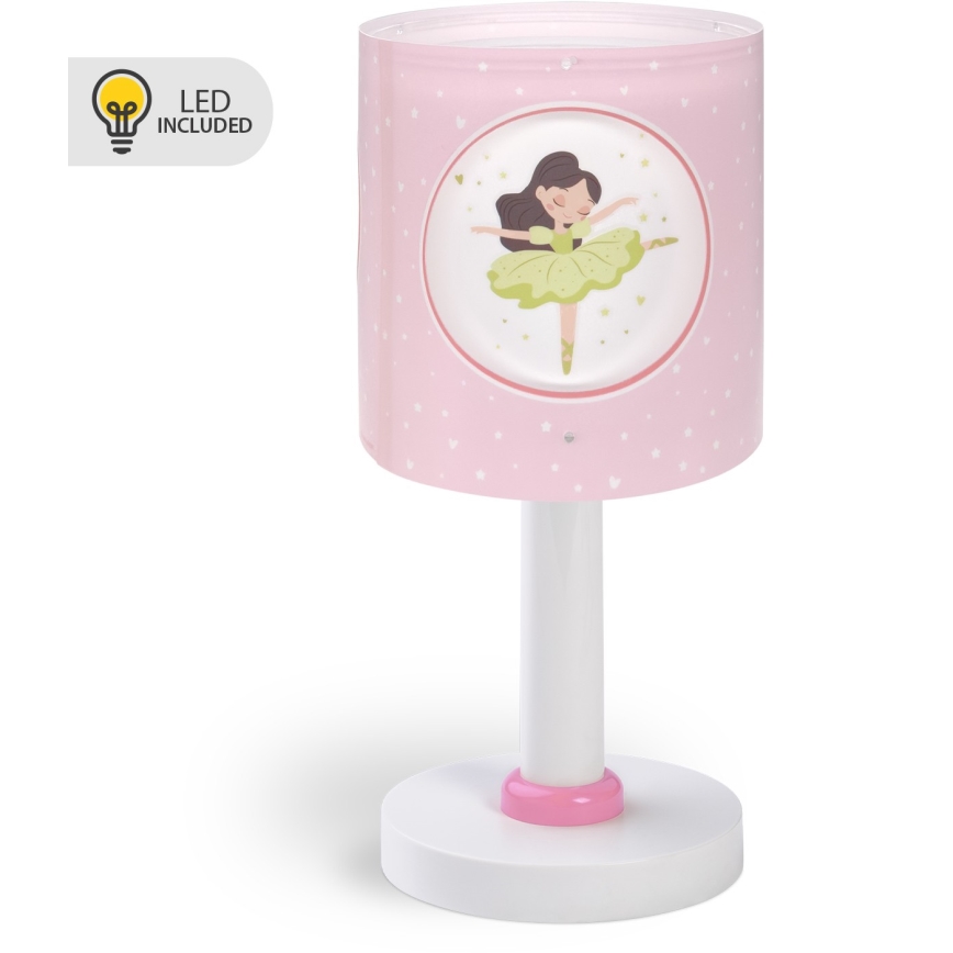 Dalber 60911 - LED-lastenlamppu PRINCESS DANCE 1xG4/4W/230V vaaleanpunainen