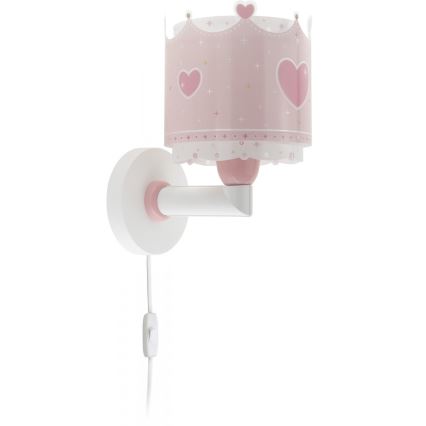 Dalber 61109 - Lasten seinävalo LITTLE QUEEN 1xE27/60W/230V
