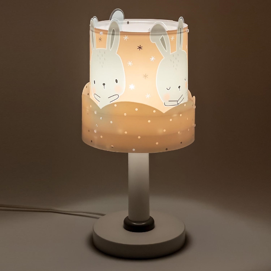 Dalber 61151S - Lasten lamppu BUNNY 1xE14/40W/230V oranssi