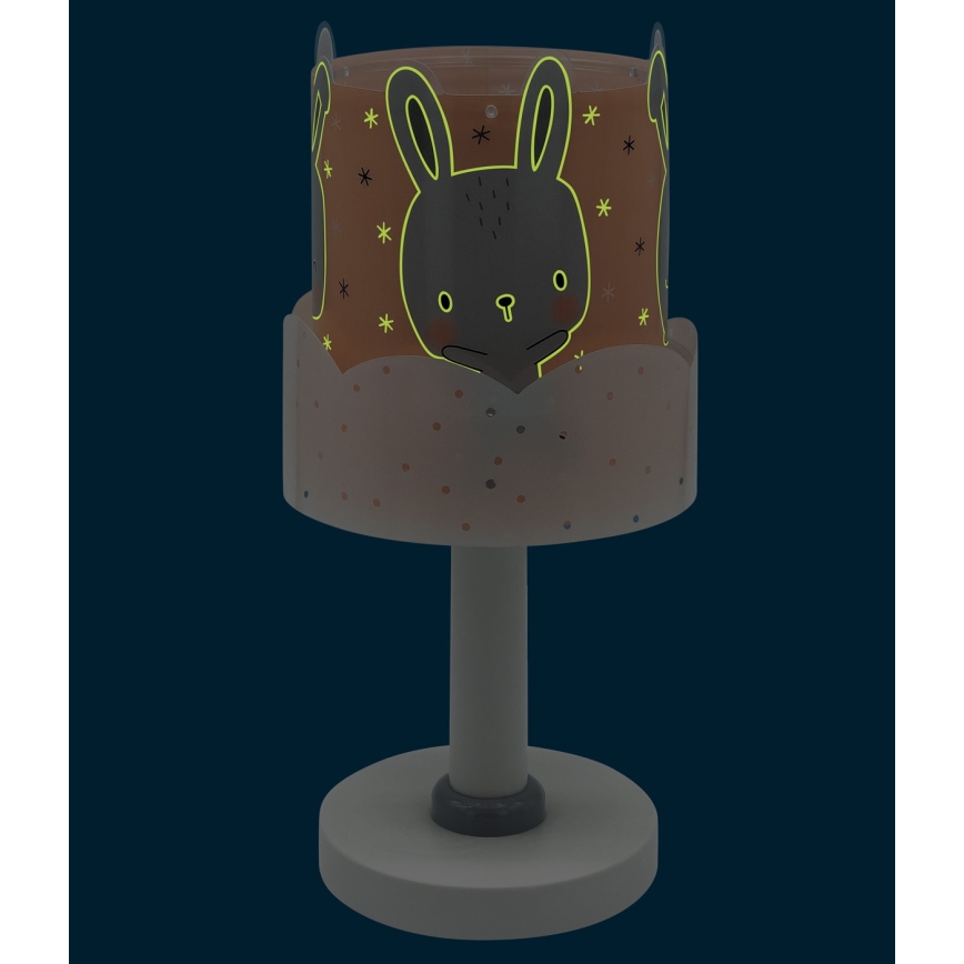 Dalber 61151S - Lasten lamppu BUNNY 1xE14/40W/230V oranssi