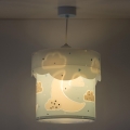 Dalber 61232T - Lasten kattokruunu MOON 1xE27/60W/230V